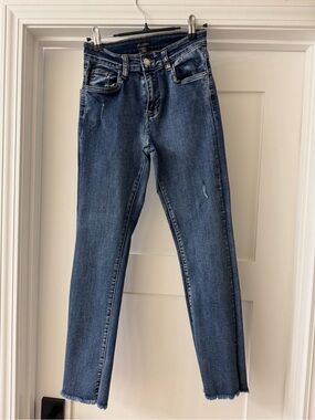 Coco + Carmen Slim Skinny Jeans - Dark Blue Wash